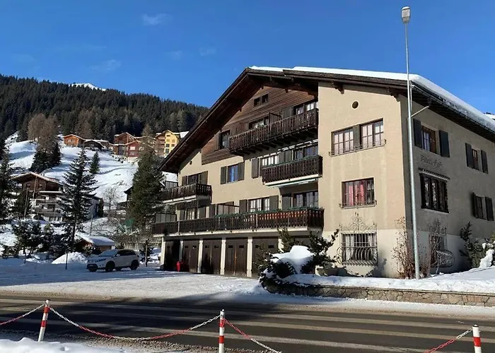 Haus Albertihof: 3-zimmer-wohnung An Top-lage In Davos-platz Daire *